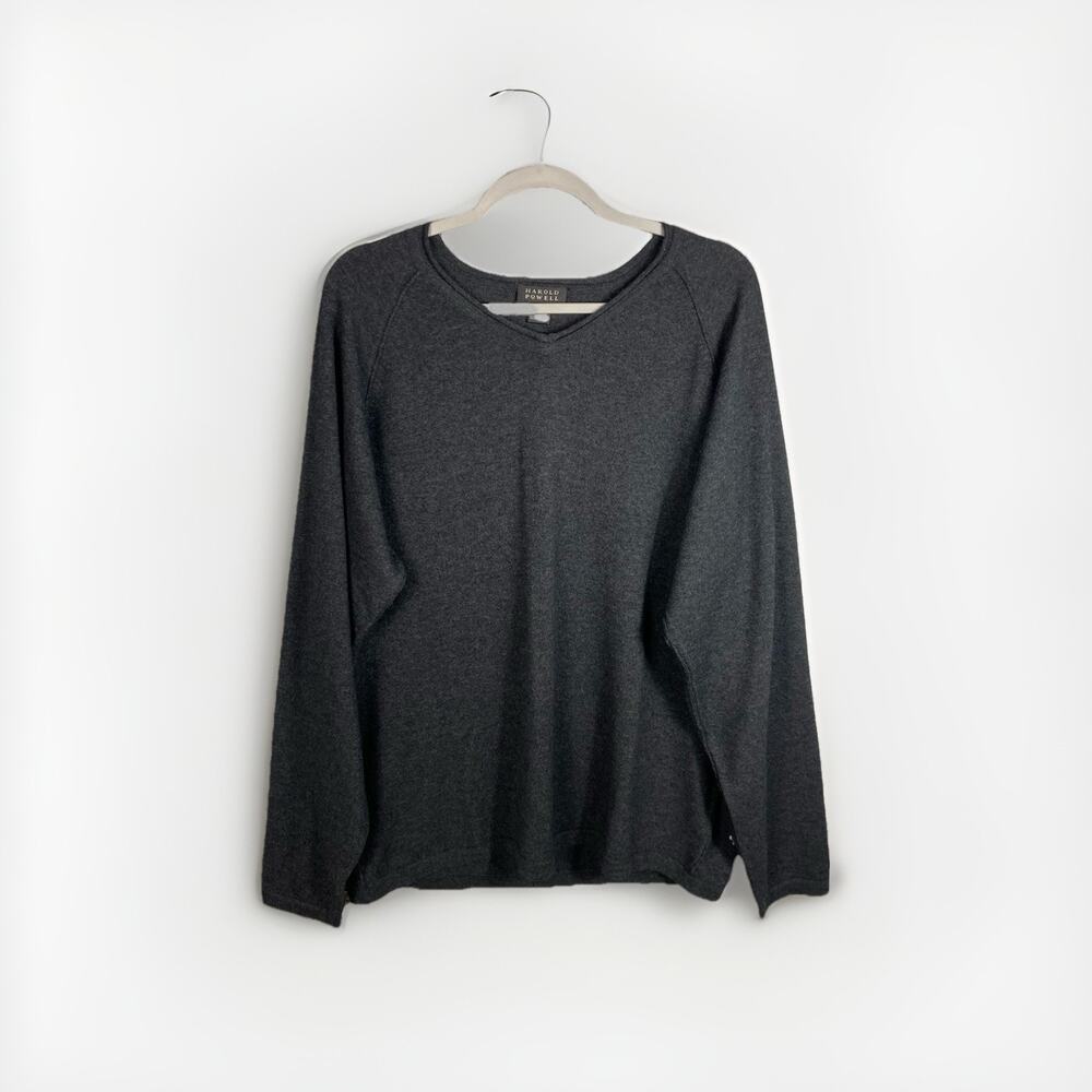 Harold Powell Merino Cashmere Blend Sweater Men’s XL Quiet Luxury Old Money EUC